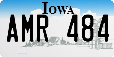 IA license plate AMR484