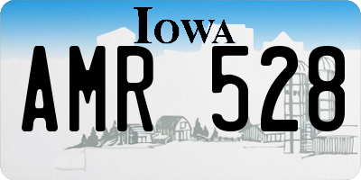 IA license plate AMR528
