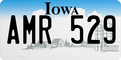 IA license plate AMR529
