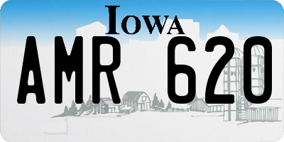 IA license plate AMR620