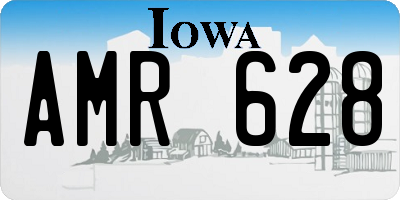 IA license plate AMR628