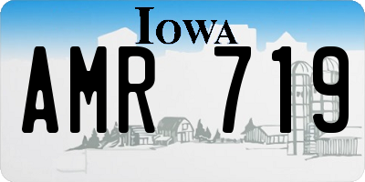 IA license plate AMR719