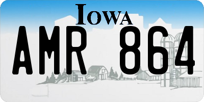 IA license plate AMR864