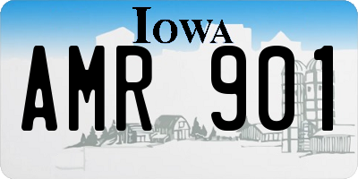 IA license plate AMR901