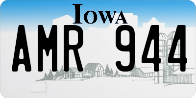 IA license plate AMR944