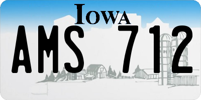 IA license plate AMS712