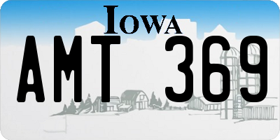 IA license plate AMT369