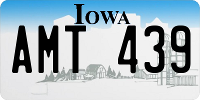 IA license plate AMT439