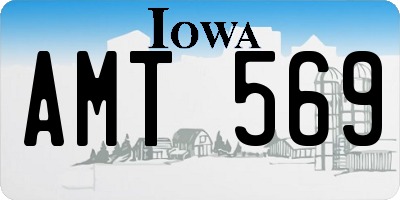 IA license plate AMT569