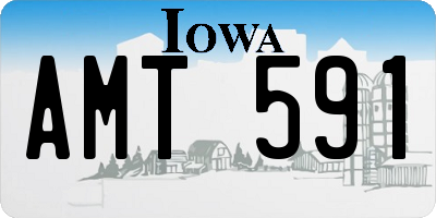 IA license plate AMT591