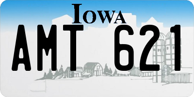IA license plate AMT621