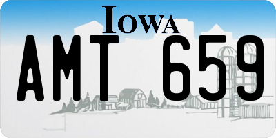IA license plate AMT659
