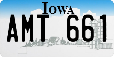IA license plate AMT661
