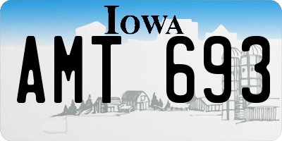 IA license plate AMT693