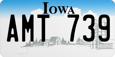 IA license plate AMT739
