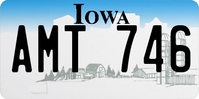 IA license plate AMT746