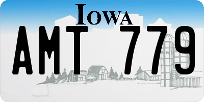 IA license plate AMT779