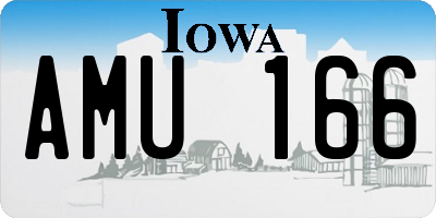 IA license plate AMU166