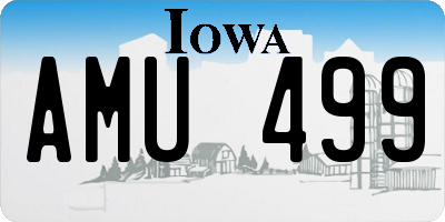 IA license plate AMU499