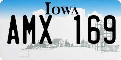 IA license plate AMX169