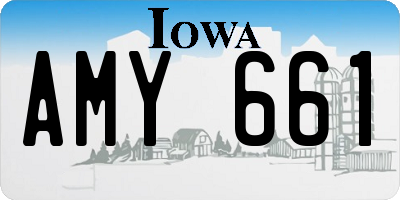 IA license plate AMY661