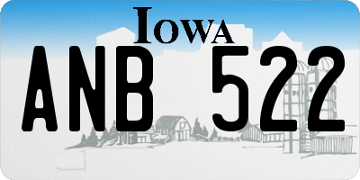 IA license plate ANB522