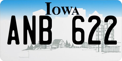 IA license plate ANB622