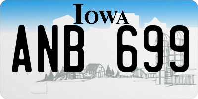 IA license plate ANB699