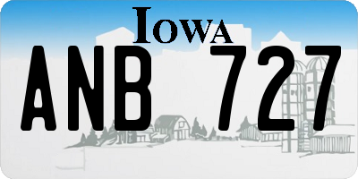 IA license plate ANB727
