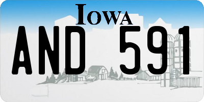 IA license plate AND591