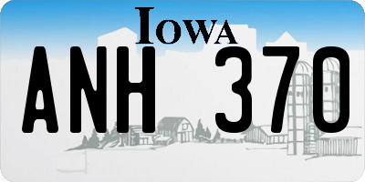 IA license plate ANH370