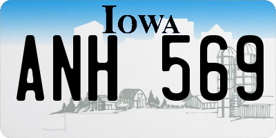 IA license plate ANH569