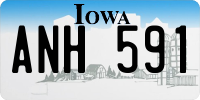 IA license plate ANH591