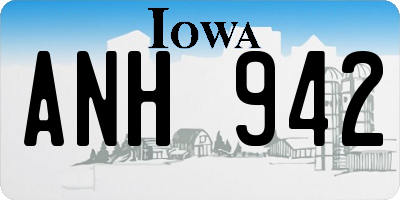 IA license plate ANH942