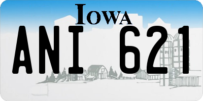 IA license plate ANI621