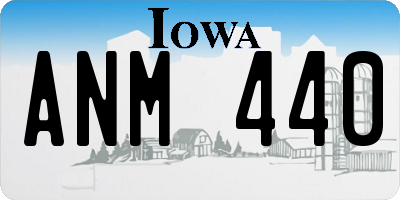 IA license plate ANM440