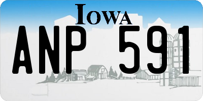 IA license plate ANP591