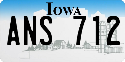 IA license plate ANS712