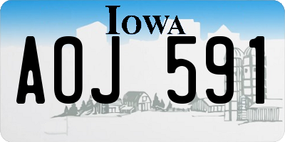 IA license plate AOJ591