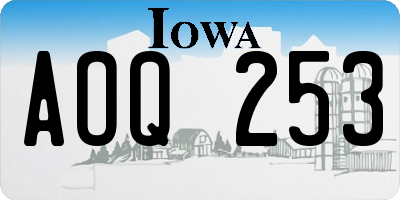 IA license plate AOQ253