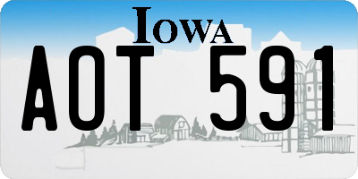 IA license plate AOT591