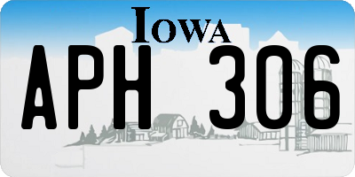 IA license plate APH306