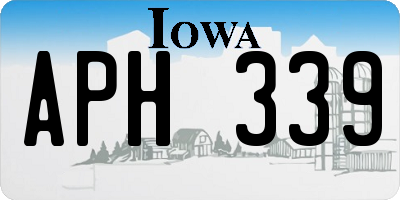 IA license plate APH339