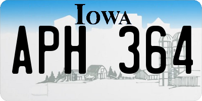 IA license plate APH364