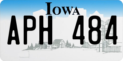 IA license plate APH484