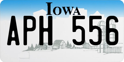 IA license plate APH556