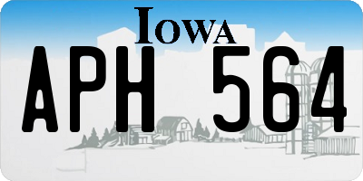 IA license plate APH564