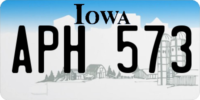 IA license plate APH573