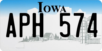 IA license plate APH574