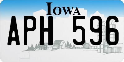 IA license plate APH596